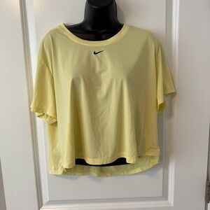 Nike Logo Crop Relaxed Dri-Fit Tee